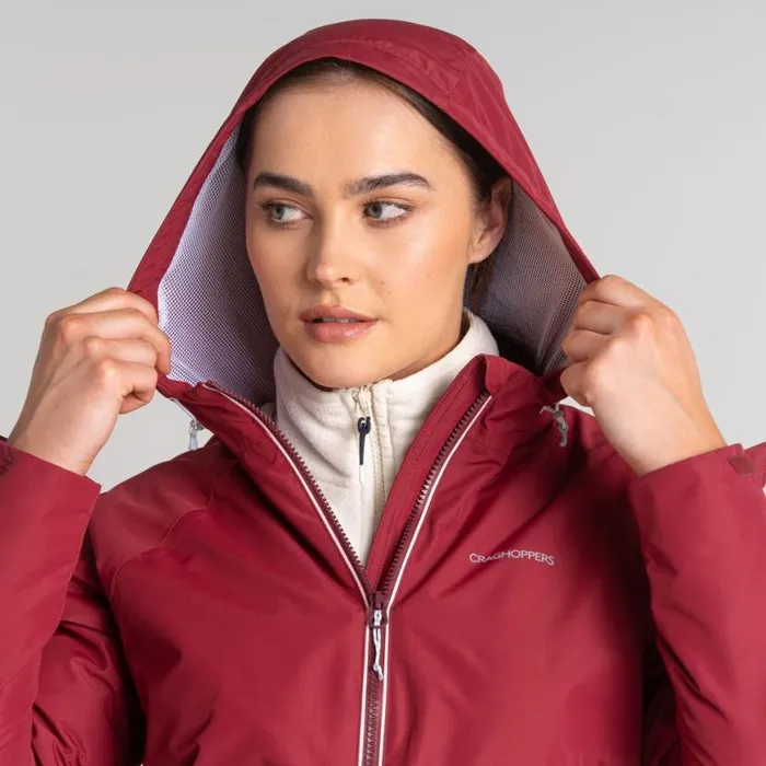 Womens Waterproof Jackets Craghoppers Brielle Waterproof Jacket Mulberry Jam