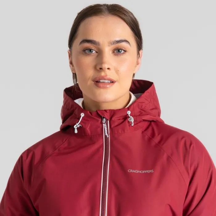 Womens Waterproof Jackets Craghoppers Brielle Waterproof Jacket Mulberry Jam