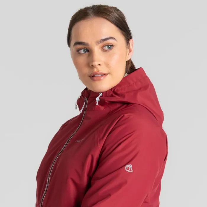 Womens Waterproof Jackets Craghoppers Brielle Waterproof Jacket Mulberry Jam