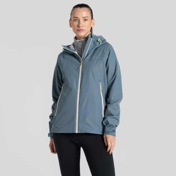 Womens Waterproof Jackets Craghoppers Vanth Waterproof Jacket Storm Grey
