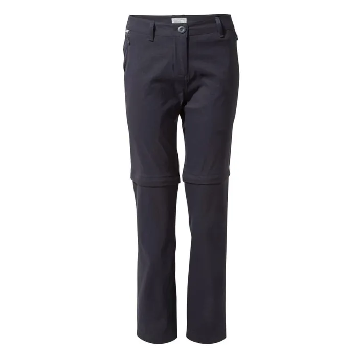 Womens Zip Off Trousers Craghoppers Kiwi Pro II Convertible Trousers Dark Navy