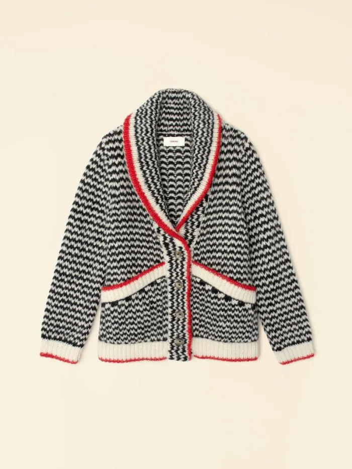 Xirena Black Creme Coltyn Sweater Women Sweaters and Jackets