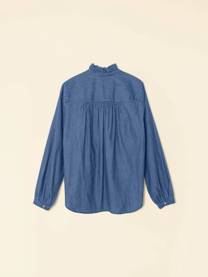 Xirena Blue Rinse Caspian Top Women Tops