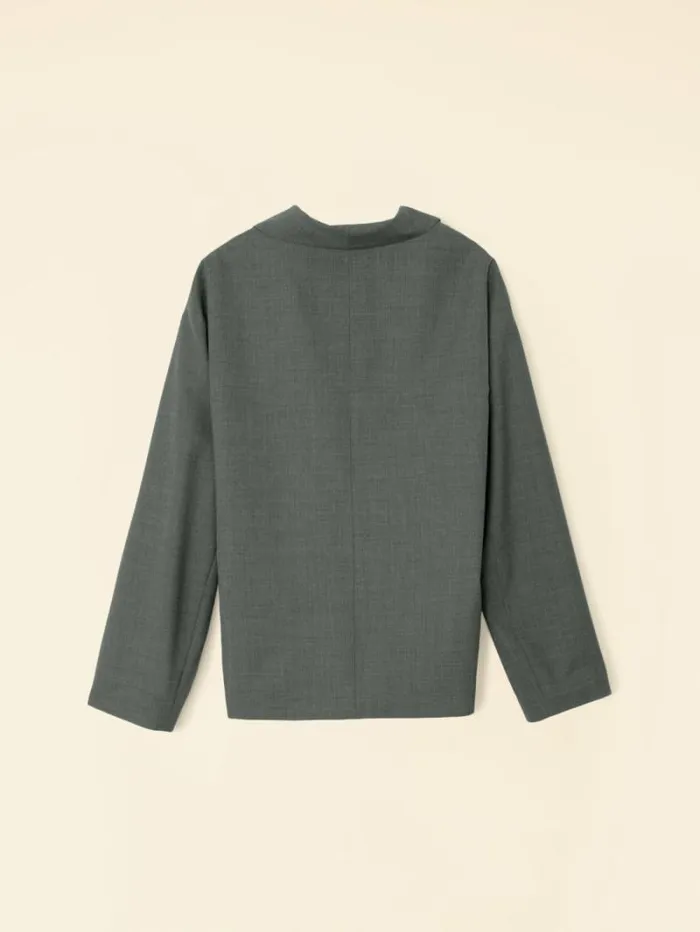 Xirena Charcoal Melange Jonah Jacket Women Sweaters and Jackets