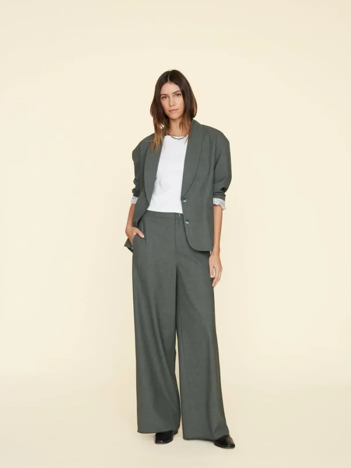 Xirena Charcoal Melange Portlyn Pant Women Pants and Jumpsuits