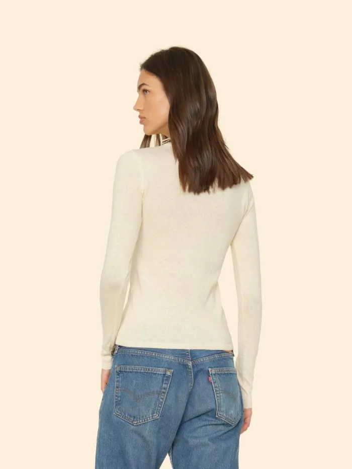 Xirena Cream Crewe Sweater Women Sweaters and Jackets