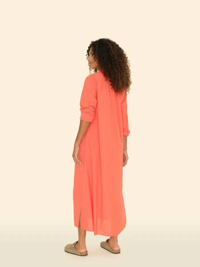 Xirena Orange Sunset Boden Dress Women Dresses