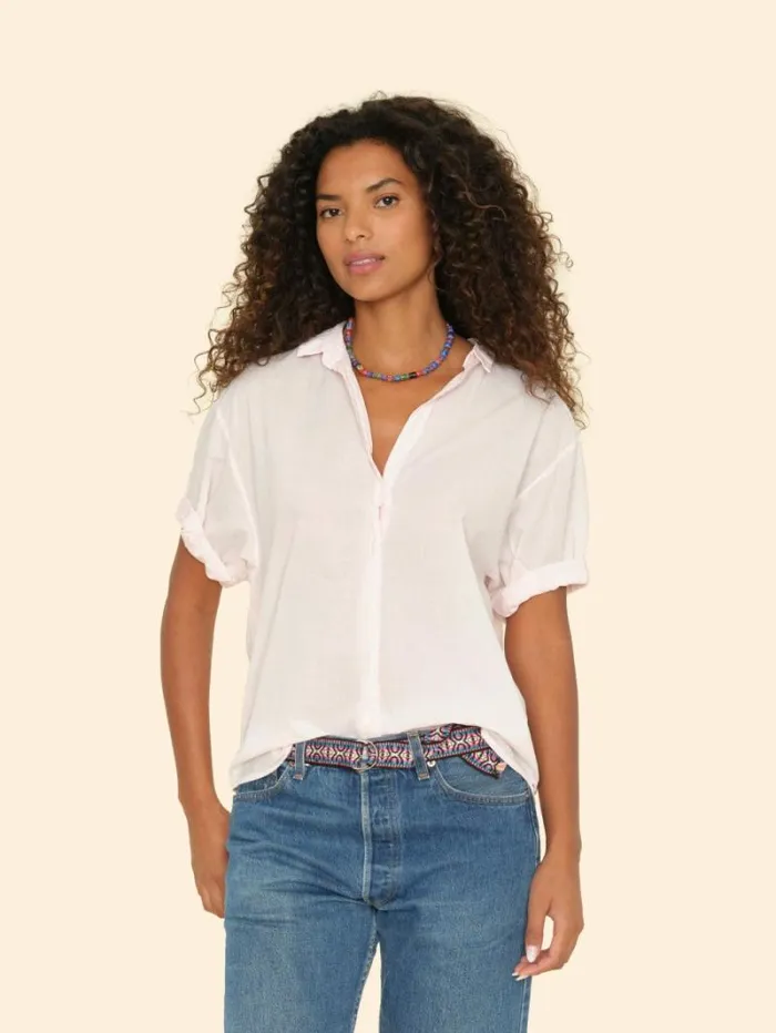 Xirena Pink Dew Channing Shirt Women Shirts
