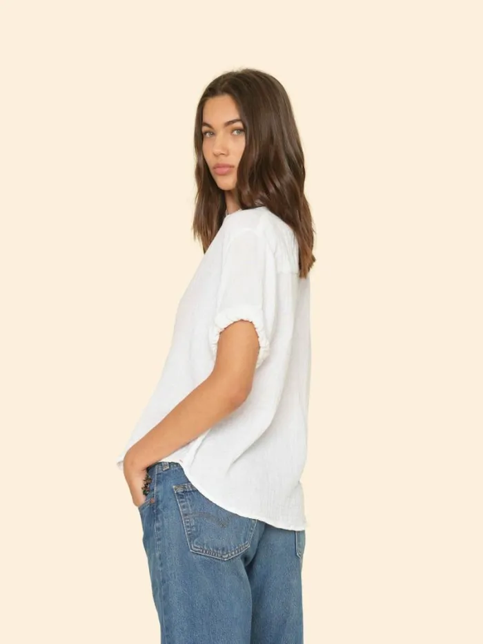 Xirena White Cruz Top Women Tops