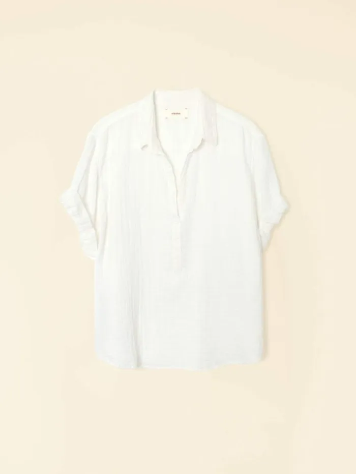Xirena White Cruz Top Women Tops