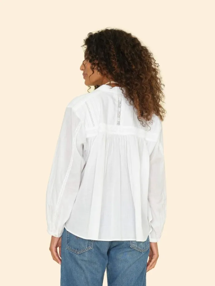 Xirena White Daisy Top Women Tops