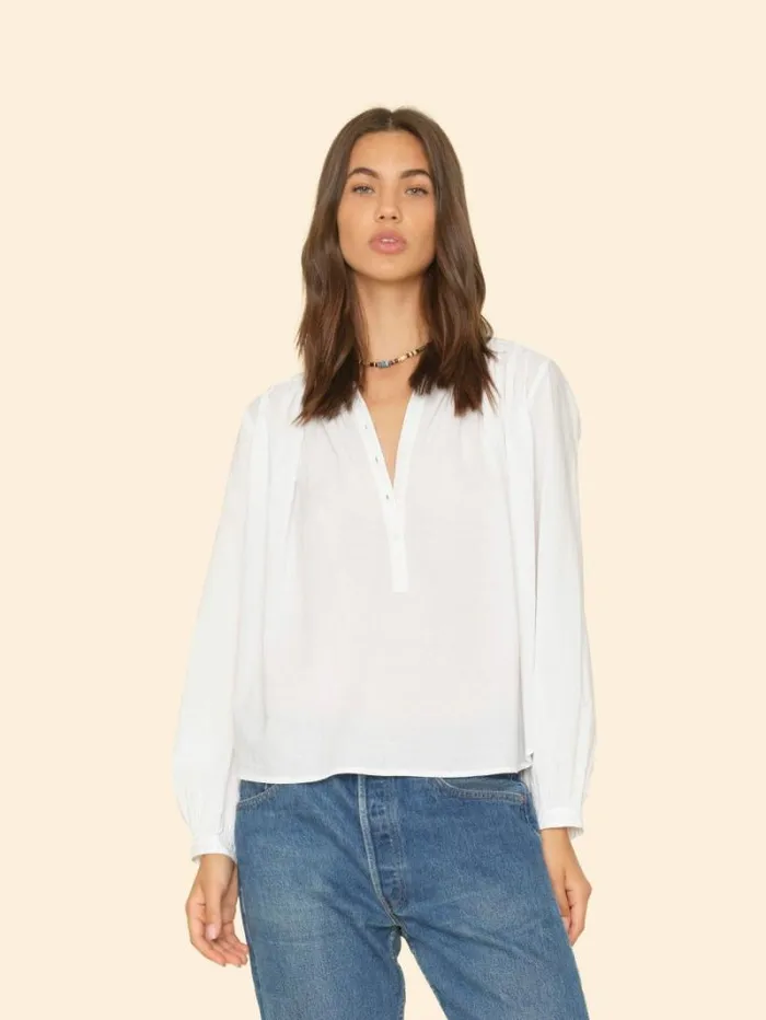 Xirena White Hennessy Top Women Tops