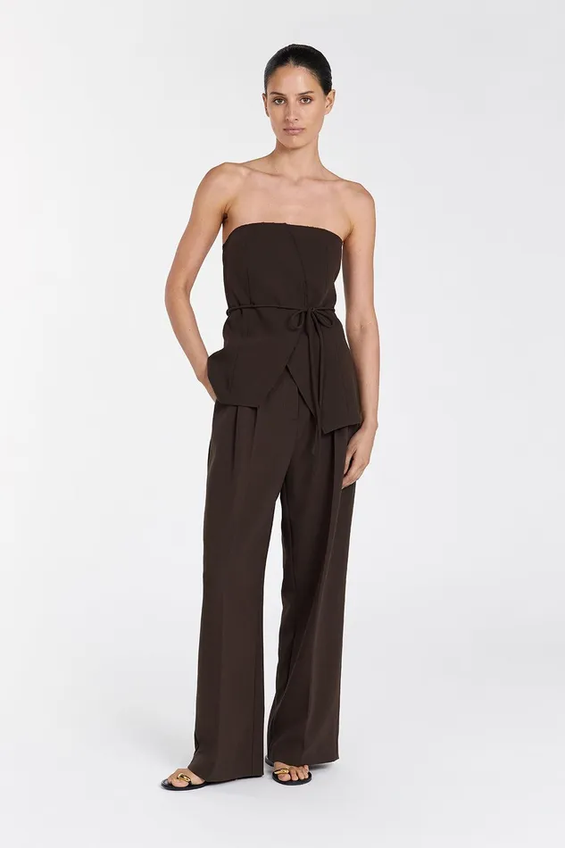 ZENDAYA BITTER CHOC PANT Women DISSH Pants