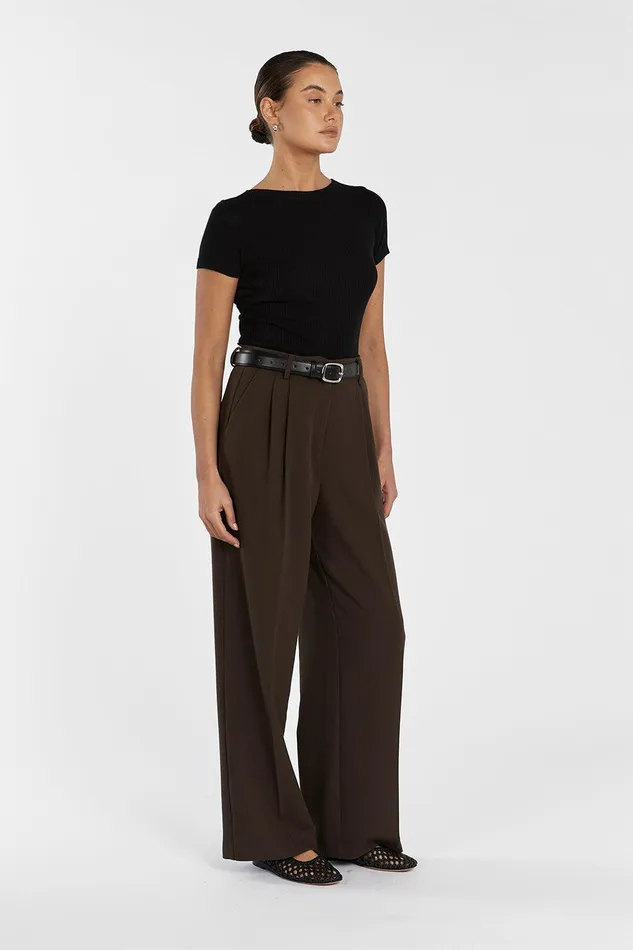 ZENDAYA BITTER CHOC PANT Women DISSH Pants