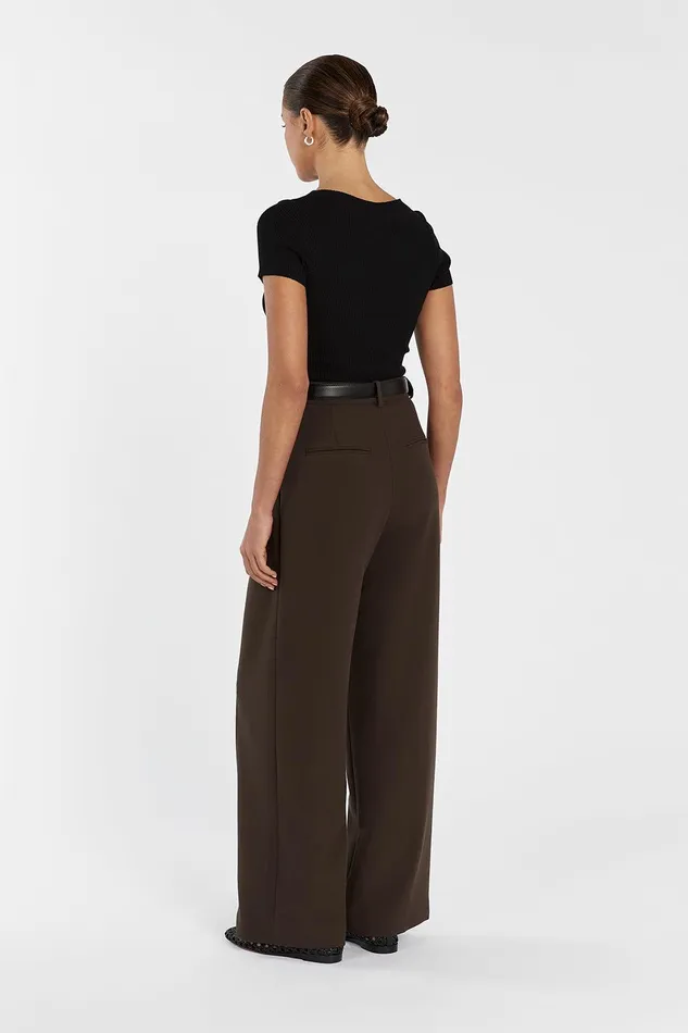 ZENDAYA BITTER CHOC PANT Women DISSH Pants